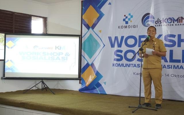 Wujudkan Masyarakat Informatif, Diskominfo Karawang Gelar Sosialisasi KIM Desa di Politeknik Kepribadian Bangsa