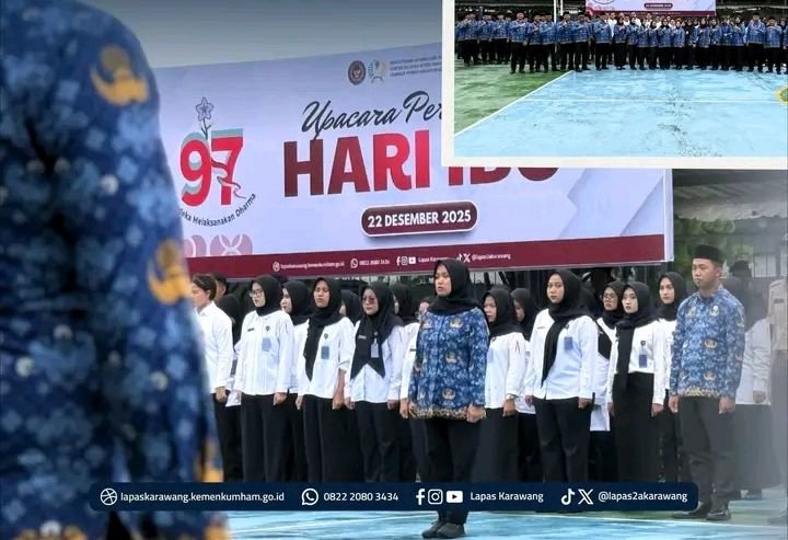 Lapas Karawang Jadikan Hari Ibu ke-97 Momentum Penguatan Integritas Pegawai