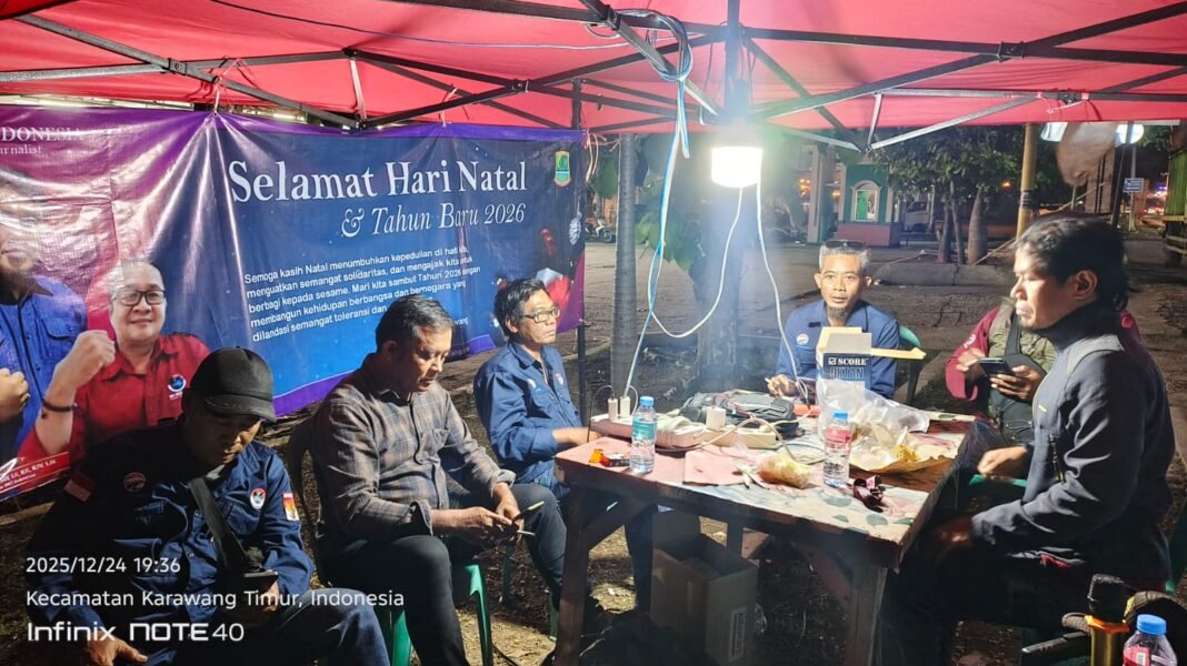 Pantau Lalu Lintas hingga Pelayanan Publik, IWO Indonesia Karawang Buka Posko Nataru