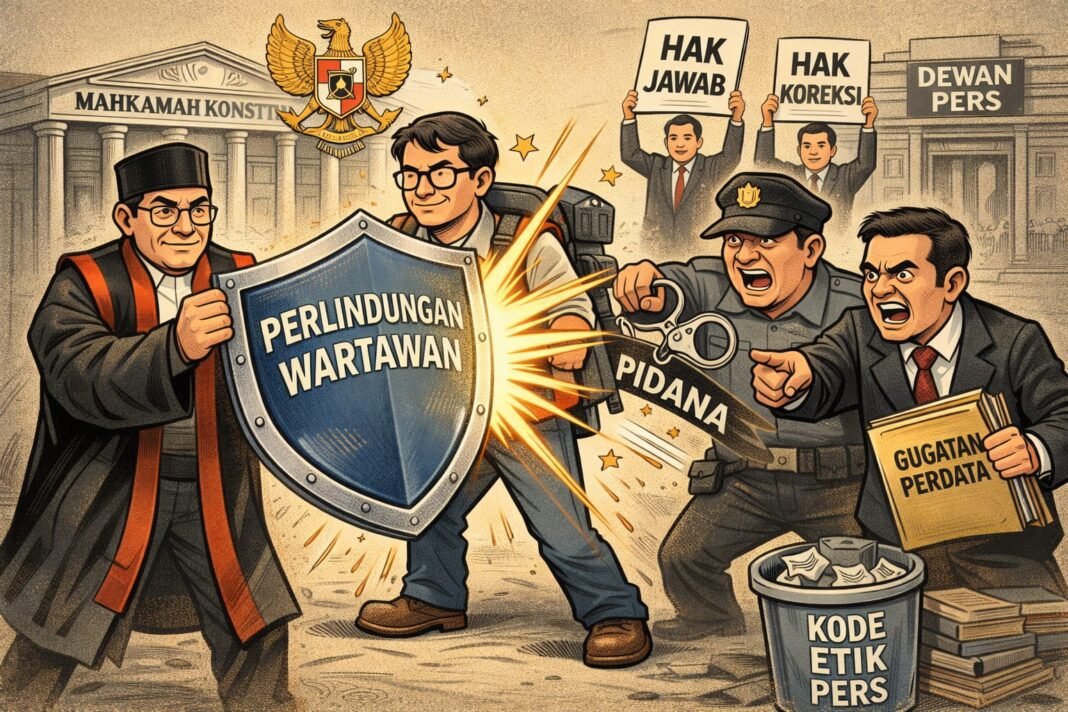 Putusan MK: Proses Hukum terhadap Wartawan Wajib Lewat Dewan Pers