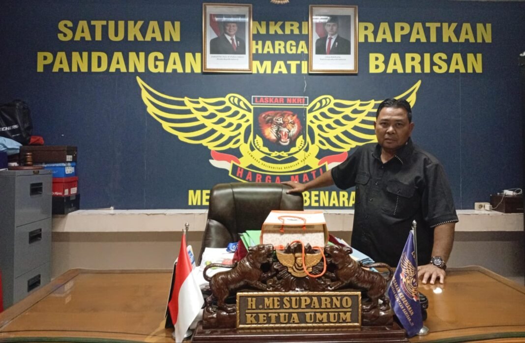 Semangat Nasionalisme Menggema, Ribuan Anggota Laskar NKRI Padati Mabes DPP Karawang