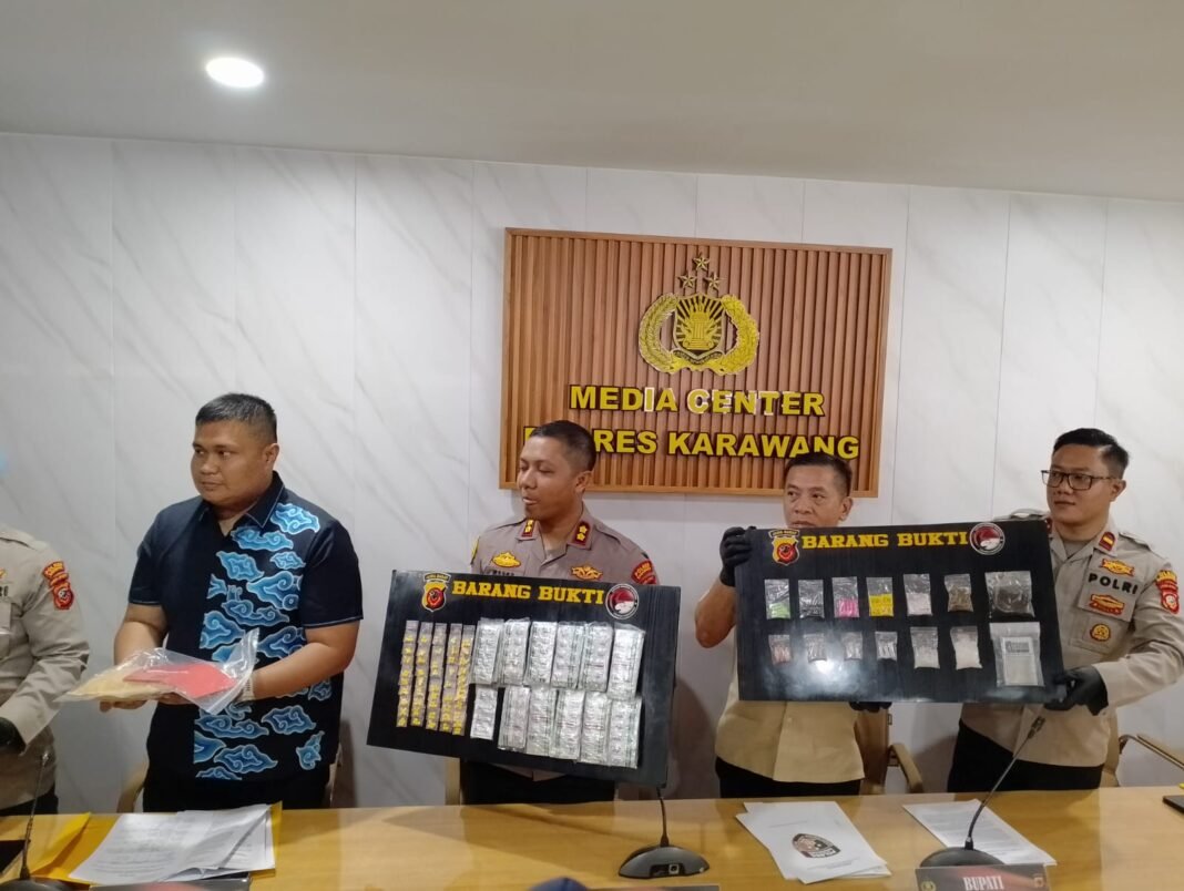 Polres Karawang Ungkap 31 Kasus Narkotika, Sita Lebih dari 1,4 Kilogram Sabu