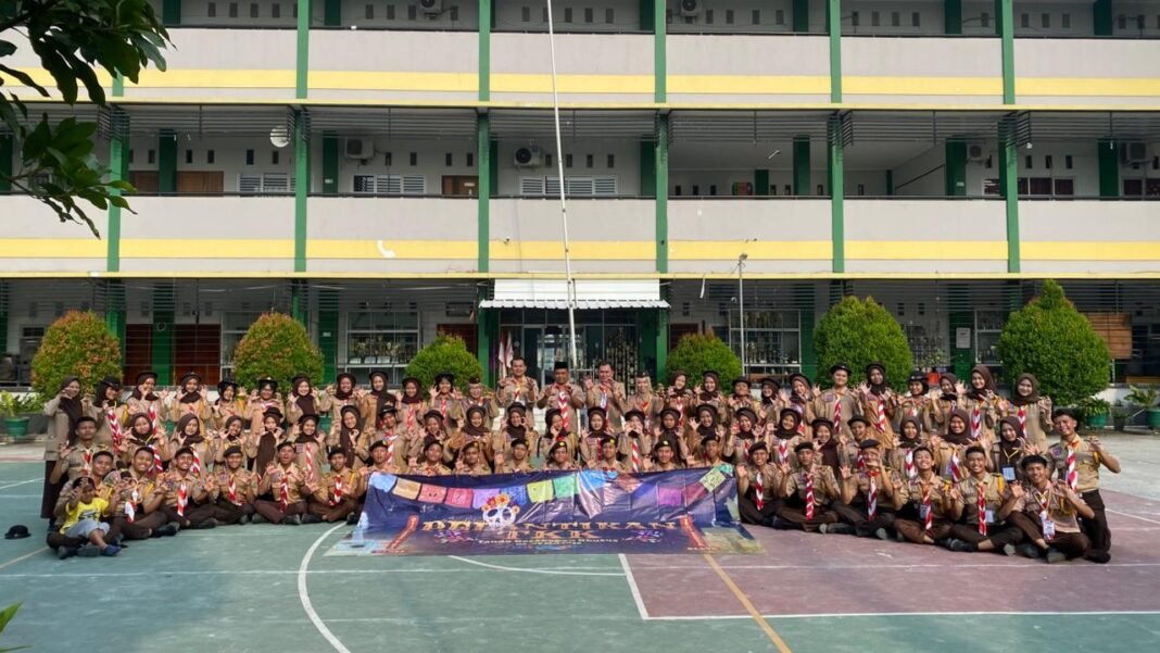 Kegiatan TKK Pramuka di SMAN 5 Karawang Bentuk Siswa Disiplin dan Mandiri