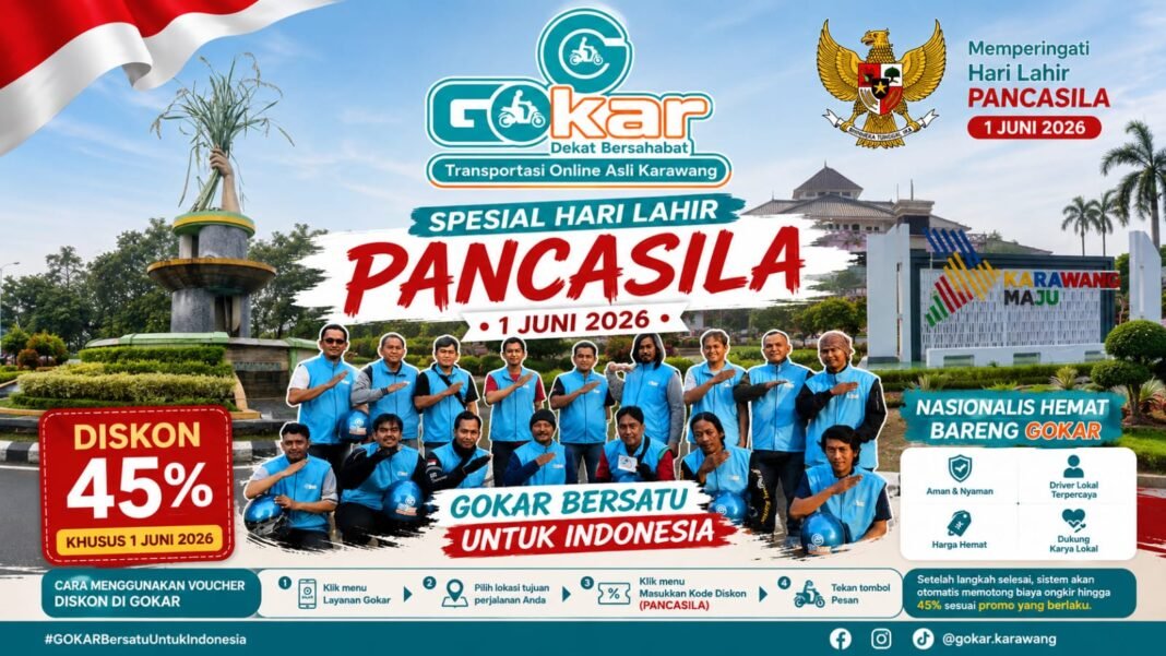 Hari Lahir Pancasila 2026, GOKAR Ajak Masyarakat Dukung Transportasi Online Karya Anak Daerah