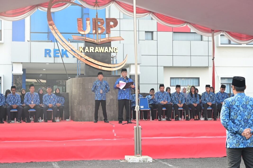 Pancasila Pemersatu Bangsa, Fondasi Perdamaian Dunia: UBP Karawang Gelar Upacara Peringatan 1 Juni 2026