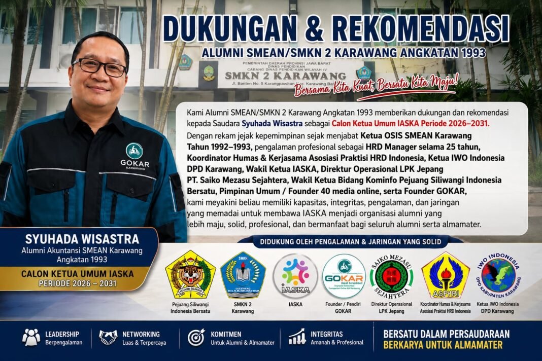 Menuju IASKA yang Solid dan Profesional, Syuhada Wisastra Siap Mengabdi untuk Alumni dan Almamater