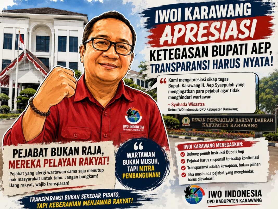 IWOI Karawang Kawal Instruksi Bupati Aep kepada ASN