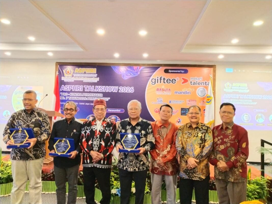 Talk Show Nasional ASPHRI Hasilkan Rekomendasi Strategis untuk Kementerian Ketenagakerjaan.