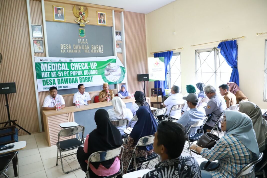 Pupuk Kujang Dorong Deteksi Dini Penyakit Lewat MCU Massal di Karawang