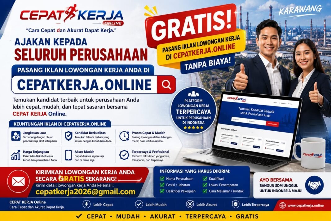 Berbekal Pengalaman HRD Syuhada Wisastra Dirikan Platform CepatKerja.Online Gratis Nasional