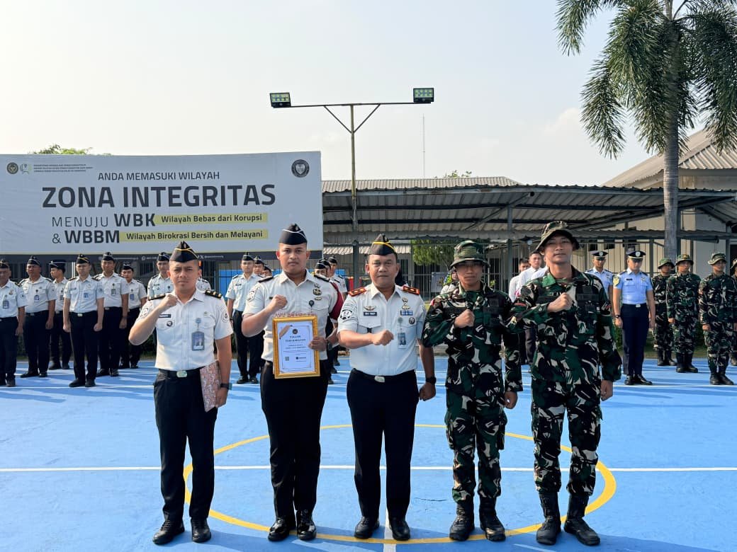 Lapas Karawang Kenalkan Konsep Pembinaan Produktif kepada Prajurit Yonif TP 941/Singaperbangsa