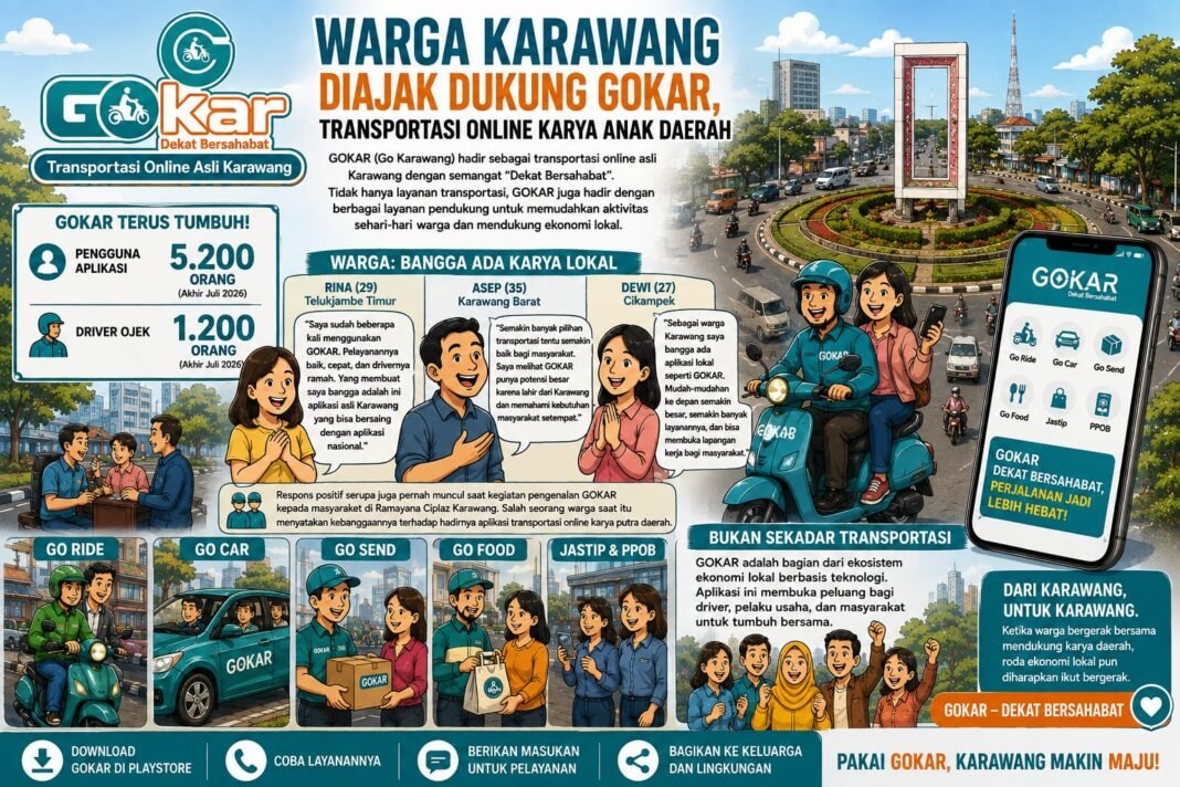 GOKAR Go Karawang Terus Berkembang, Dari Transportasi Online hingga Penggerak Ekonomi Lokal 