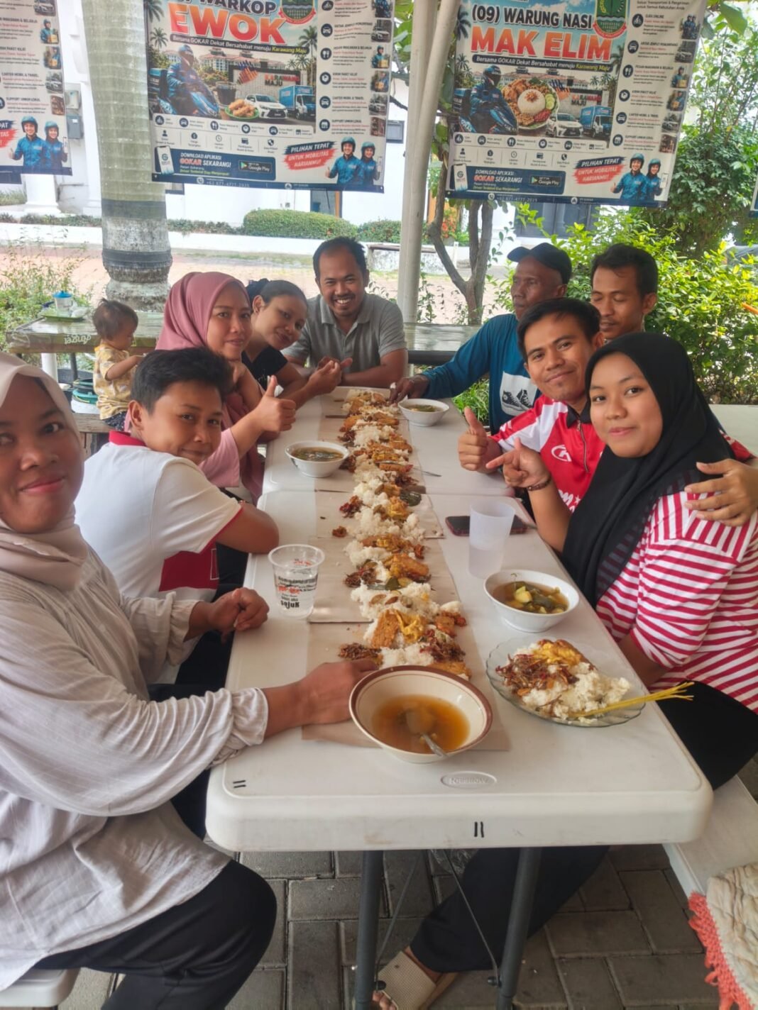HUT RI ke-81, Pedagang Kantin Pemda Karawang Apresiasi Bupati dan GOKAR