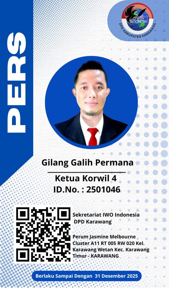 Selamat Jalan Gilang Galih Permana, Sosok yang Mengabdikan Diri untuk IWO Indonesia DPD Karawang 