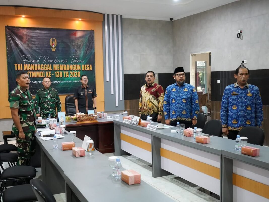 Wakil Bupati Subang Hadiri Rakornis TMMD ke-130 Tahun 2026