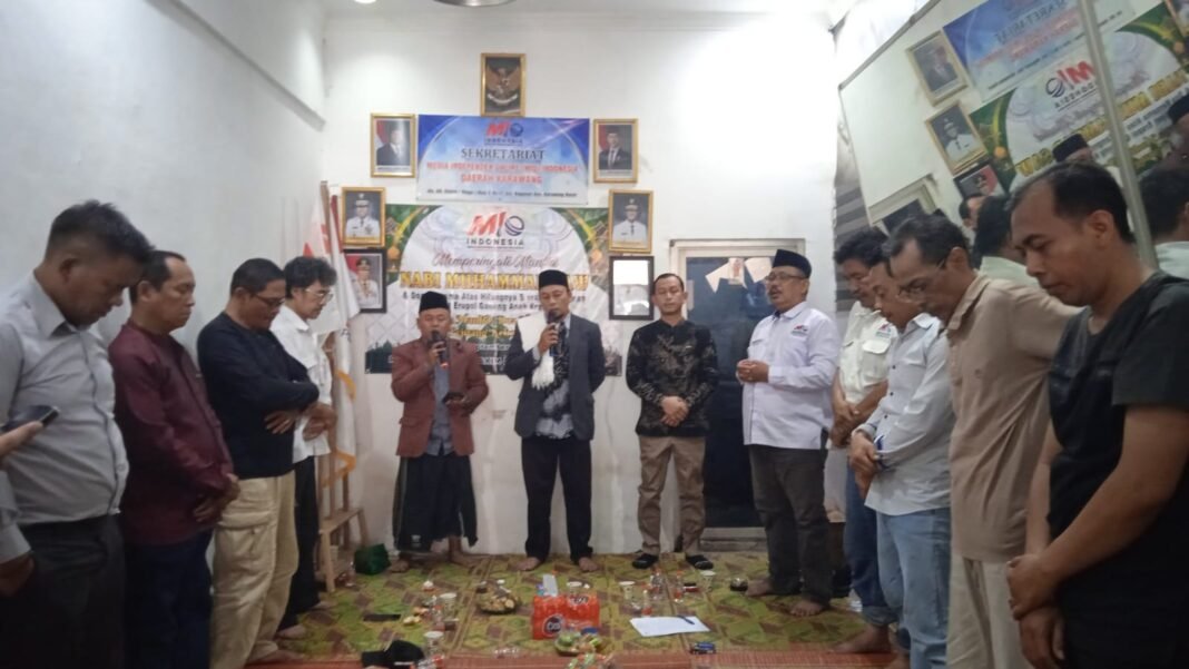 Lima Wartawan Hilang Saat Liputan Erupsi, MIO Karawang Gelar Doa Bersama